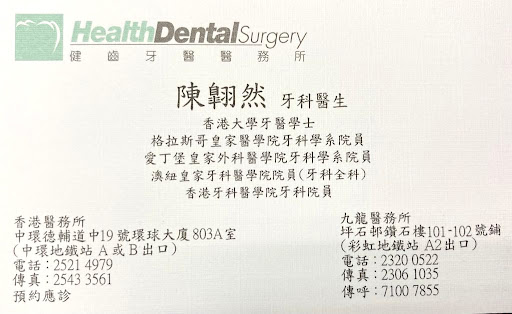 CHAN NGO YIN JOHN Dentist 陳翺然牙醫